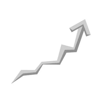 Arrow signal isolated icon Illustrazione stock
