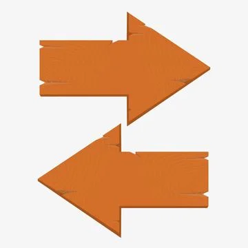 Arrow / signboard Stock Illustration