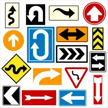Arrow Signs Stock Illustration