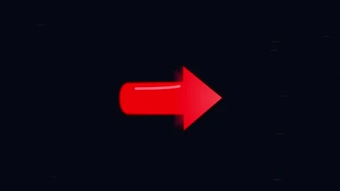 Arrow sketch motion graphic arrow pointing right Stock Footage 336851731