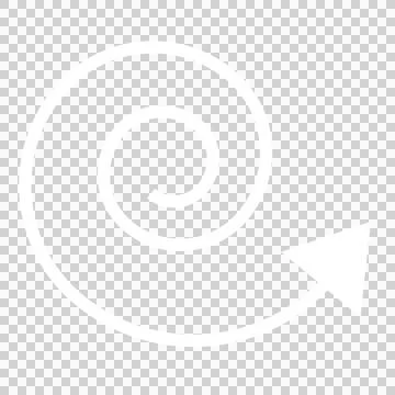 Arrow with spiral pattern Stock Illustration