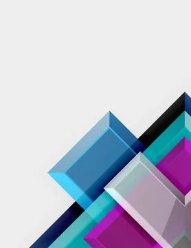 Arrow square geometric vector abstract background Stock Illustration