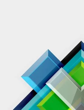 Arrow square geometric vector abstract background Stock Illustration