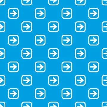 Arrow in square pattern seamless blue Stockillustratie