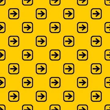 Arrow in square pattern vector Stockillustratie