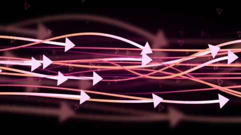 Arrow Streaks Flowing Sideways Background Stock Footage 314098380