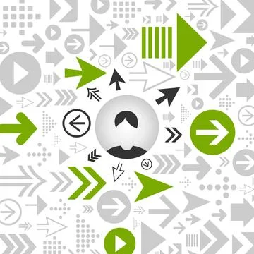 Arrow a structure2 Stock Photos