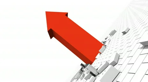 Arrow of Success Stock Footage 539466