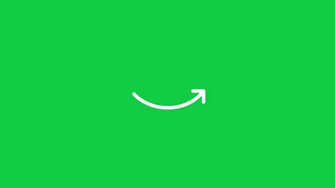 Arrow symbol animation left right up down on green screen background Stock Footage 280238597