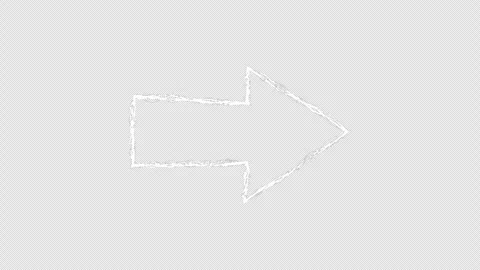 Arrow symbol hand-drawn scribble animation. Pen marker doodle style. Sketch.. Stock Footage 275090571