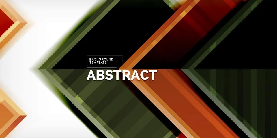 Arrow symbols created with 3d effects and line texture geometric abstract Stock Illustration