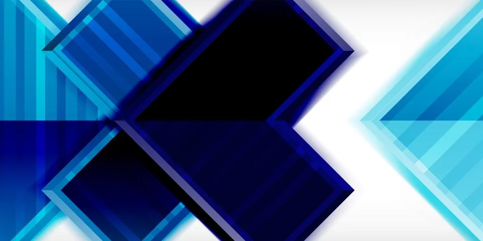 Arrow symbols created with 3d effects and line texture geometric abstract Stock Illustration