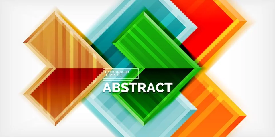 Arrow symbols created with 3d effects and line texture geometric abstract Illustrazione stock