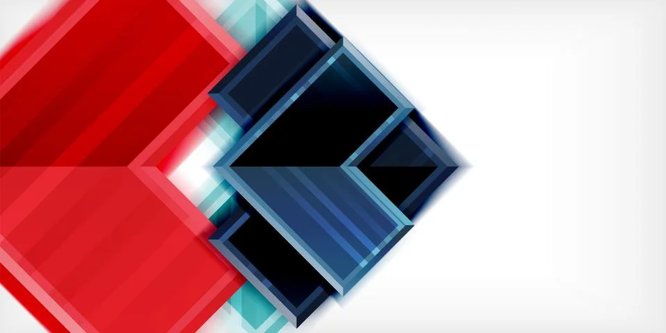 Arrow symbols created with 3d effects and line texture geometric abstract Stock Illustration