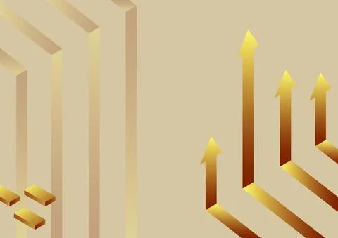 Arrow system pointing upwards symbolizing successful project completion イラスト素材