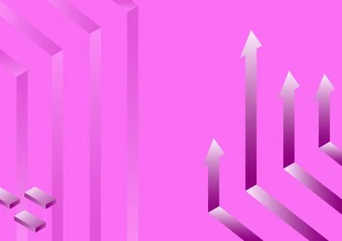 Arrow system pointing upwards symbolizing successful project completion イラスト素材