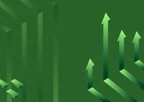 Arrow system pointing upwards symbolizing successful project completion イラスト素材