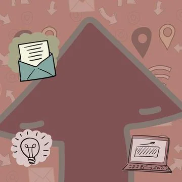 Arrow System Pointing Upwards Symbolizing Successful Project Completion イラスト素材