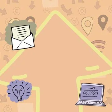 Arrow System Pointing Upwards Symbolizing Successful Project Completion イラスト素材