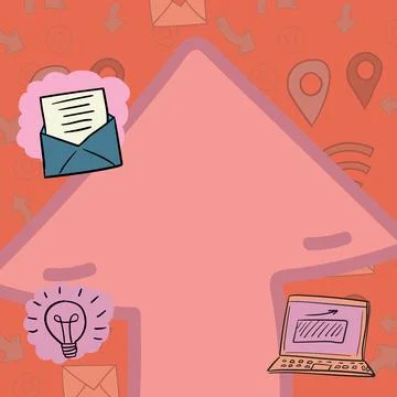 Arrow System Pointing Upwards Symbolizing Successful Project Completion イラスト素材