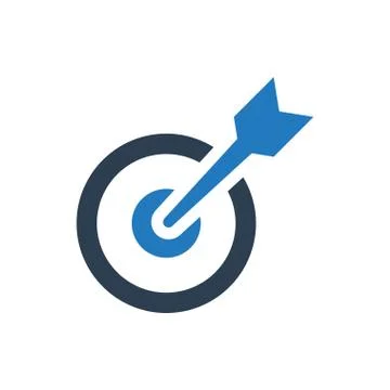 Arrow Target Icon Stock Illustration