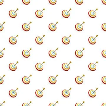 Arrow in target pattern seamless Stock Illustration