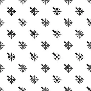 Arrow target pattern vector seamless イラスト素材
