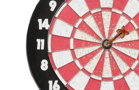 Arrow on target Stock Photos