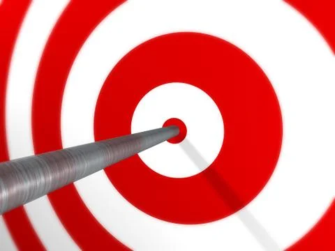 Arrow on Target Stock Photos