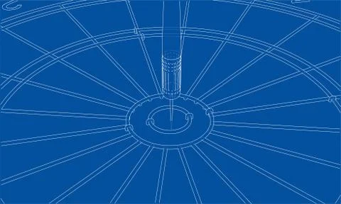 Arrow in target. Vector Stock Illustration