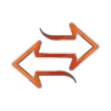 Arrow transfer illustration 스톡 일러스트