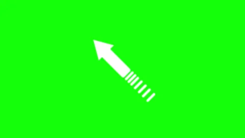 Arrow Transparent Background Element Video stock 343928887