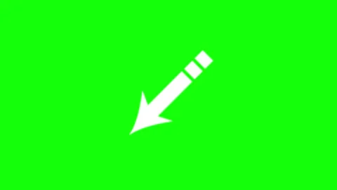 Arrow Transparent Background Element Video stock 343928906