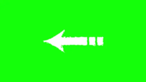 Arrow Transparent Background Element Video stock 343928944