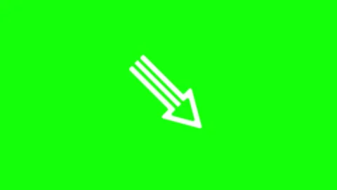 Arrow Transparent Background Element Video stock 343929008