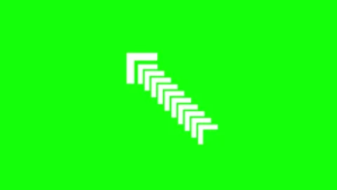 Arrow Transparent - Background Stock Clip Video stock 343928812