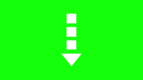 Arrow Transparent - Background Stock Clip Video stock 343929045
