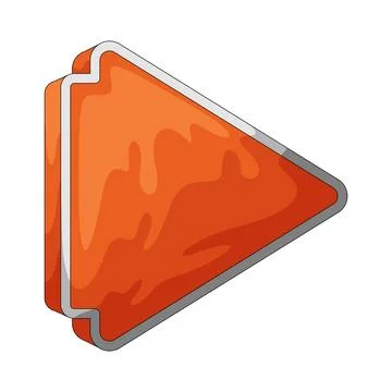 Arrow triangle right illustration 스톡 일러스트