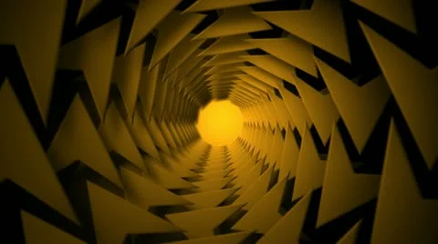Arrow tunnel Stock Footage 12435933