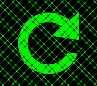 Arrow Update. Flat modern web button and space for your text. 스톡 일러스트