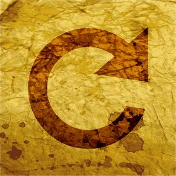 Arrow Update icon Flat with abstract background Stock Illustration