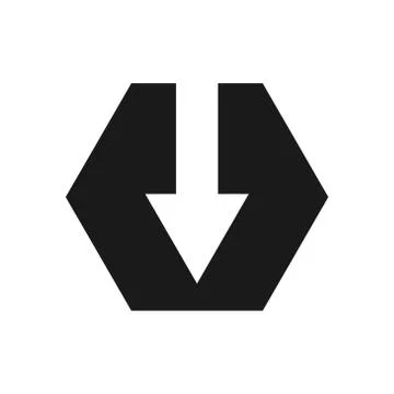 Arrow vector design template illustration 스톡 일러스트