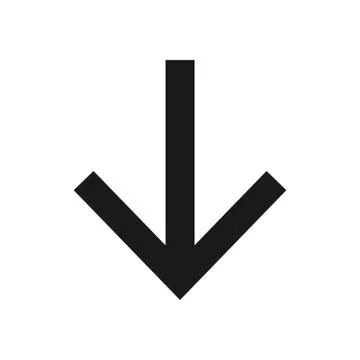 Arrow vector design template illustration Illustrazione stock