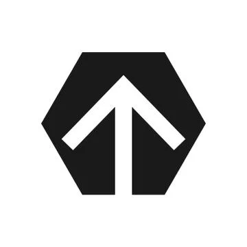 Arrow vector design template illustration Stock Illustration