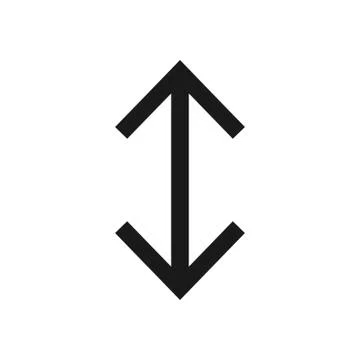 Arrow vector design template illustration Stock Illustration