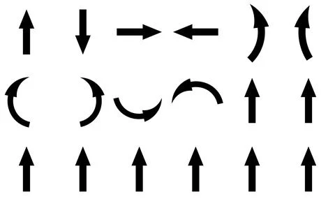 Arrow Vector Icon And Shape Collection. Stock Illustration