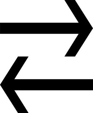 Arrow Vector Icon. Arrow Symbol. Right Position. Navigation icon Stock Illustration
