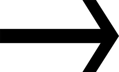 Arrow Vector Icon. Arrow Symbol. Right Position. Navigation icon 库存插图