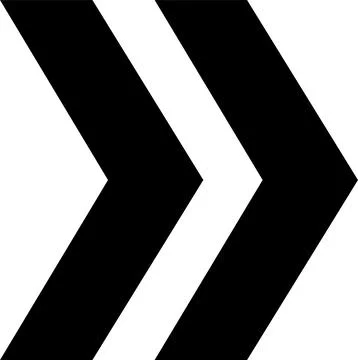 Arrow Vector Icon. Arrow Symbol. Right Position. Navigation icon Stock Illustration