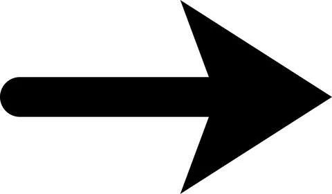 Arrow Vector Icon. Arrow Symbol. Right Position. Navigation icon Stock Illustration